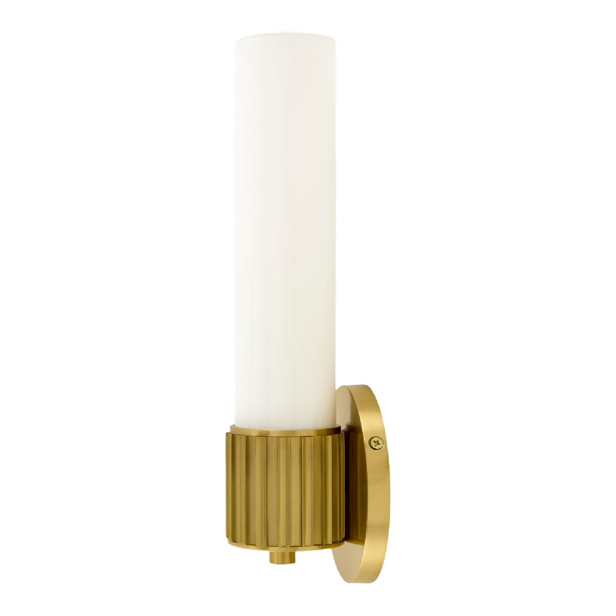 Cylindrical White Glass Wall Lamp S | Oroa.com