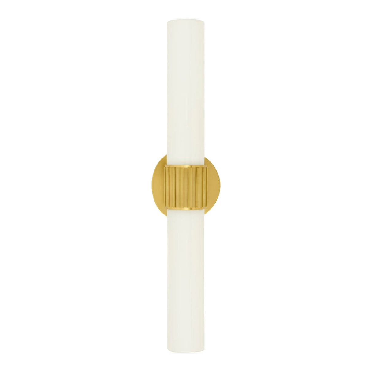 Modern European furniture - Cylindrical White Glass Wall Lamp L - www.oroa.com