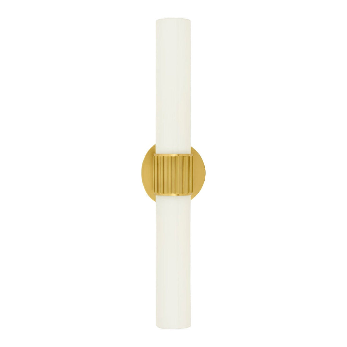 Modern European furniture - Cylindrical White Glass Wall Lamp L - www.oroa.com
