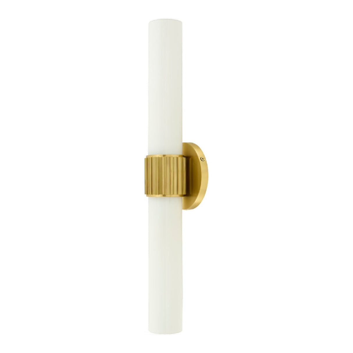 Modern European furniture - Cylindrical White Glass Wall Lamp L - www.oroa.com