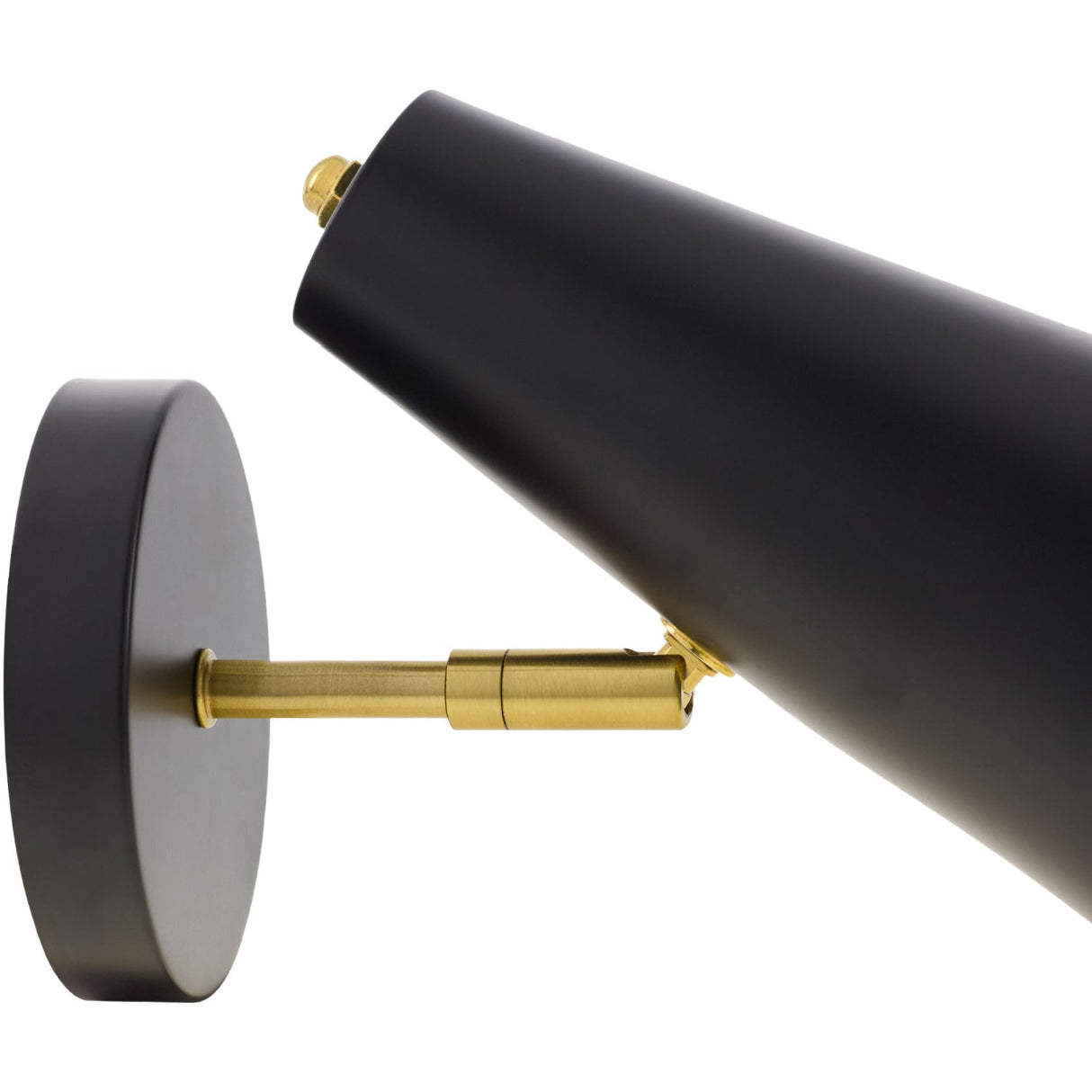 Modern European furniture - Conical Black Iron Wall Lamp - www.oroa.com