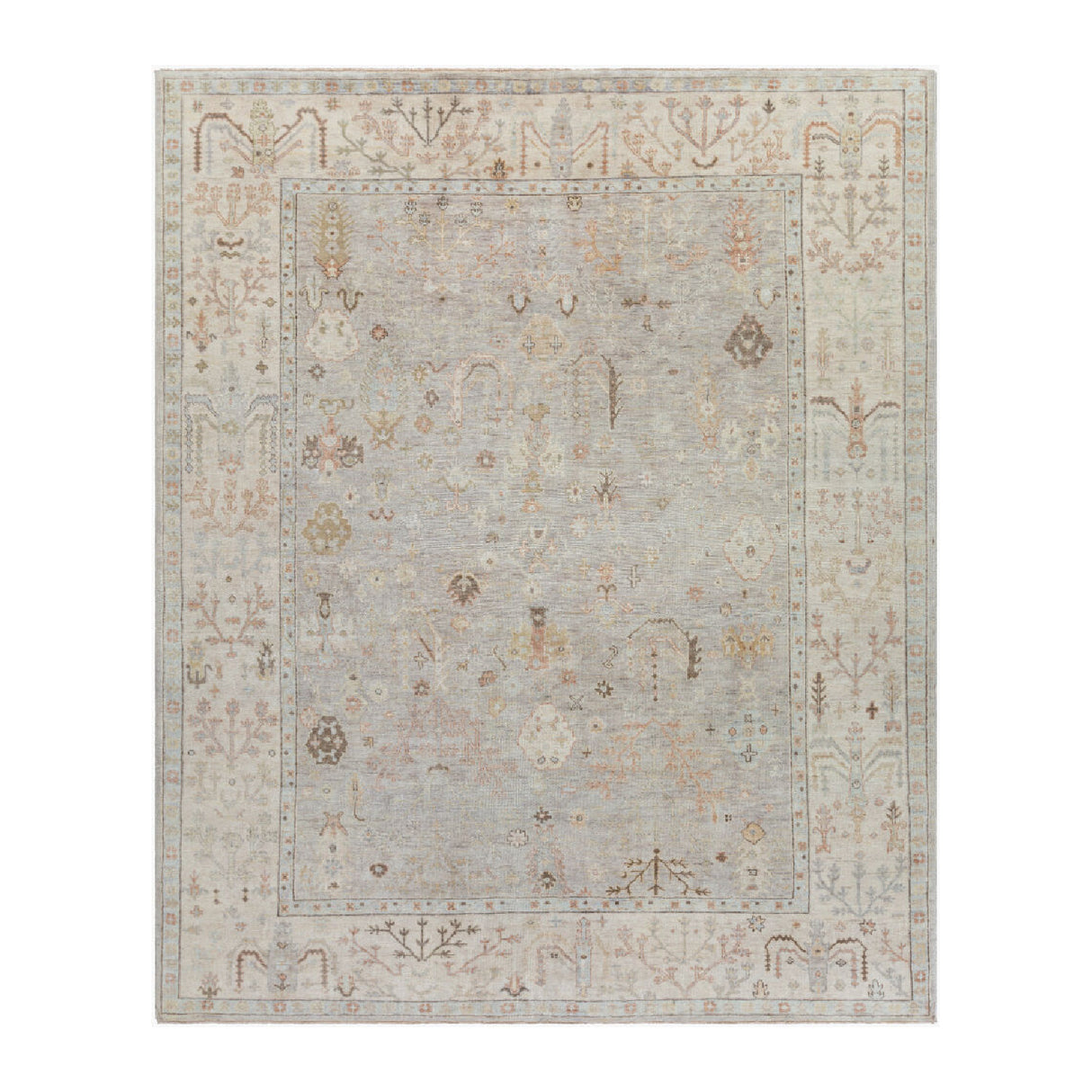 Modern furniture - Antique Wash Wool Fringed Carpet - www.oroa.com
