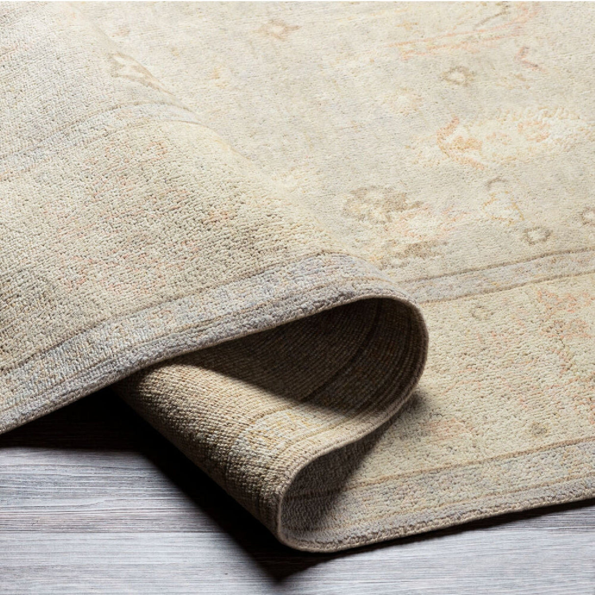 Modern furniture - Antique Wash Wool Fringed Carpet - www.oroa.com
