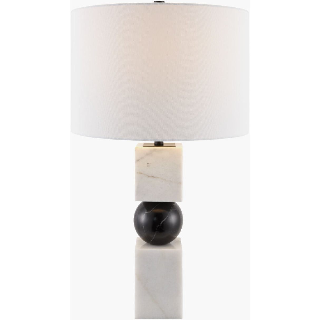 Modern European furniture - Two-Toned Geometrical Marble Table Lamp - www.oroa.com