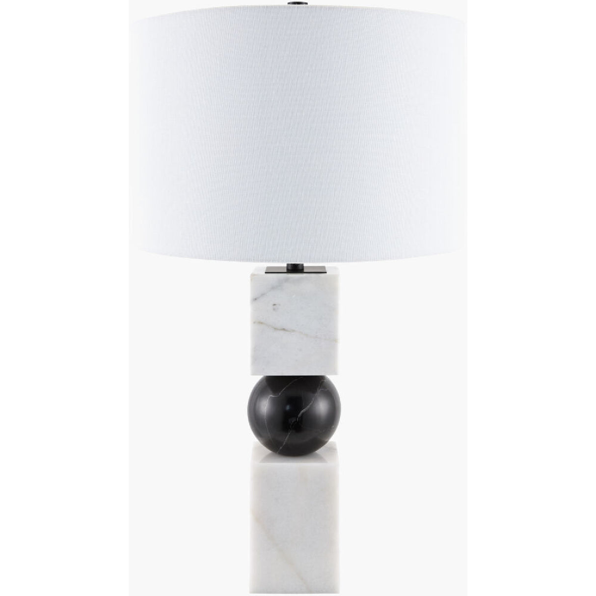 Modern European furniture - Two-Toned Geometrical Marble Table Lamp - www.oroa.com