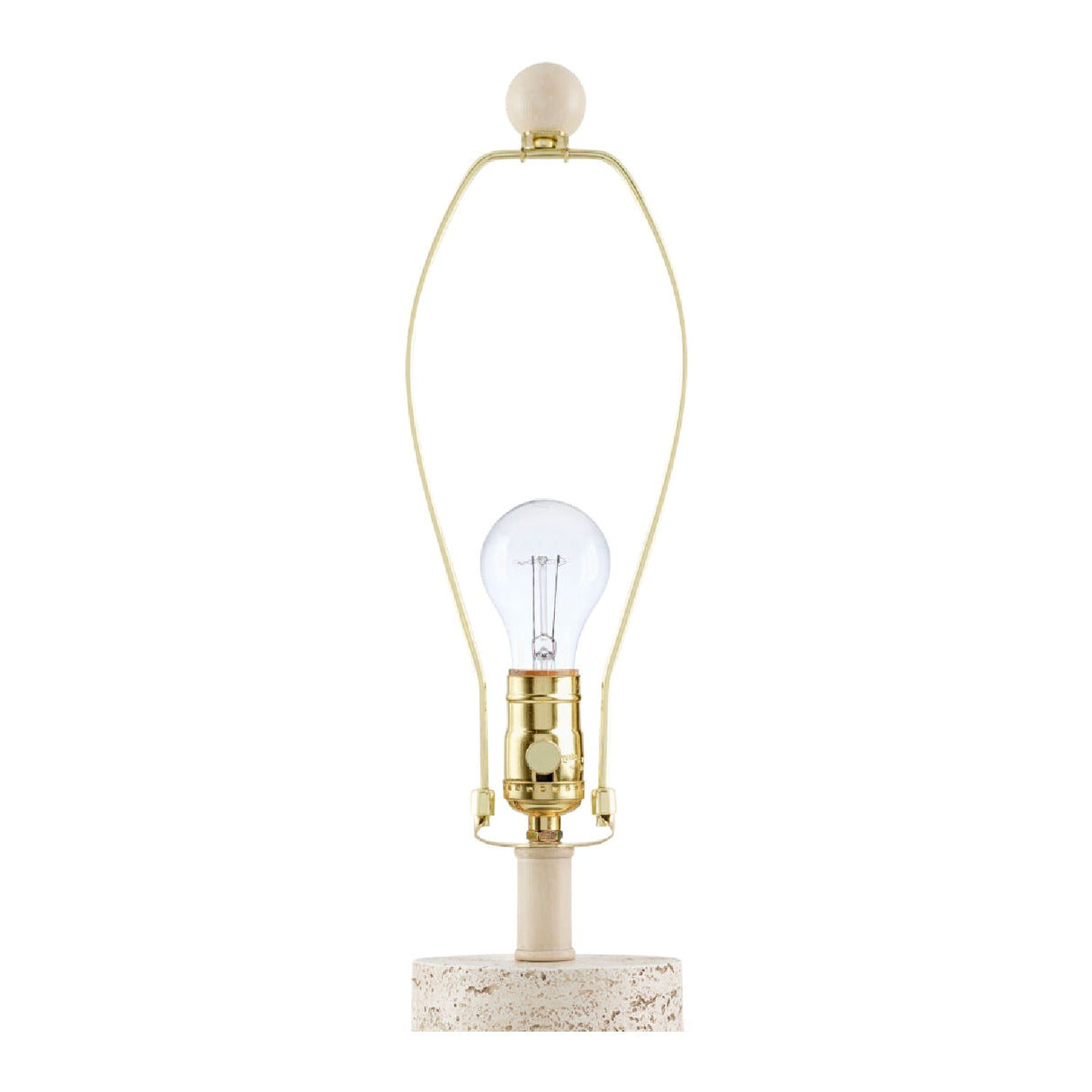 Modern European furniture - Cream Round Base Table Lamp - www.oroa.com