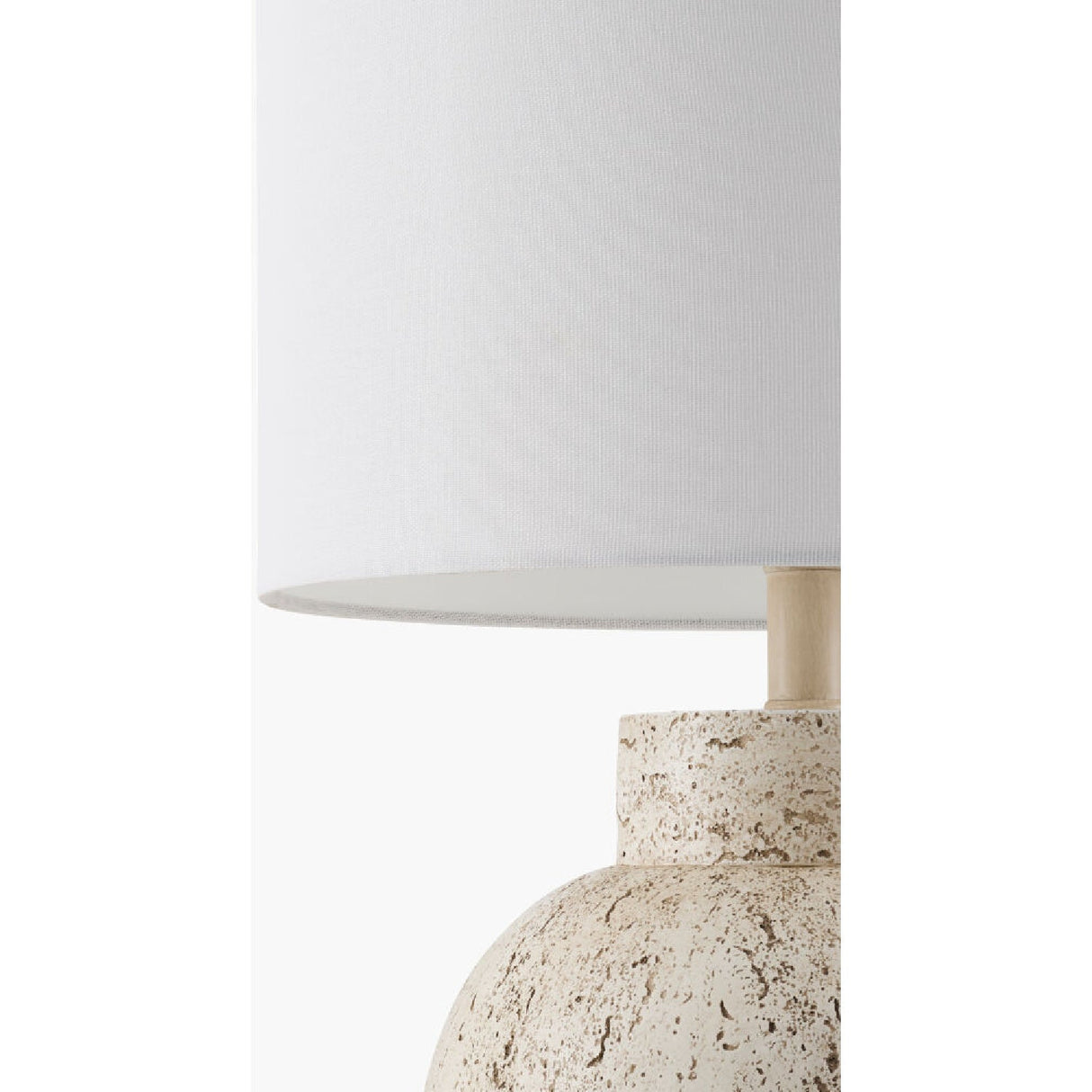 Modern European furniture - Cream Round Base Table Lamp - www.oroa.com