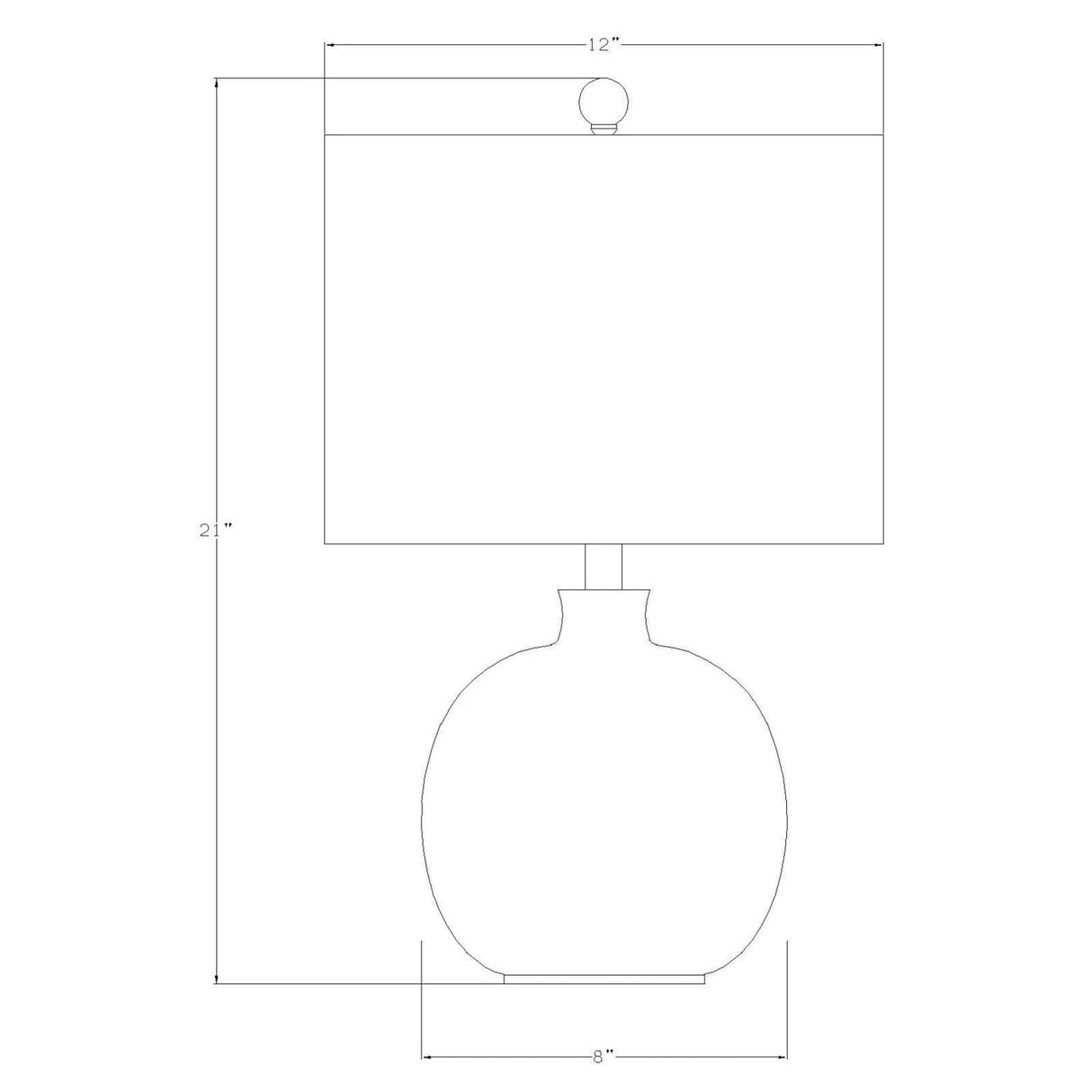 Modern European furniture - Beige Linen Glass Table Lamp - www.oroa.com