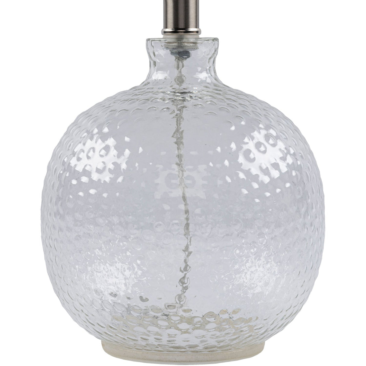 Modern European furniture - Beige Linen Glass Table Lamp - www.oroa.com