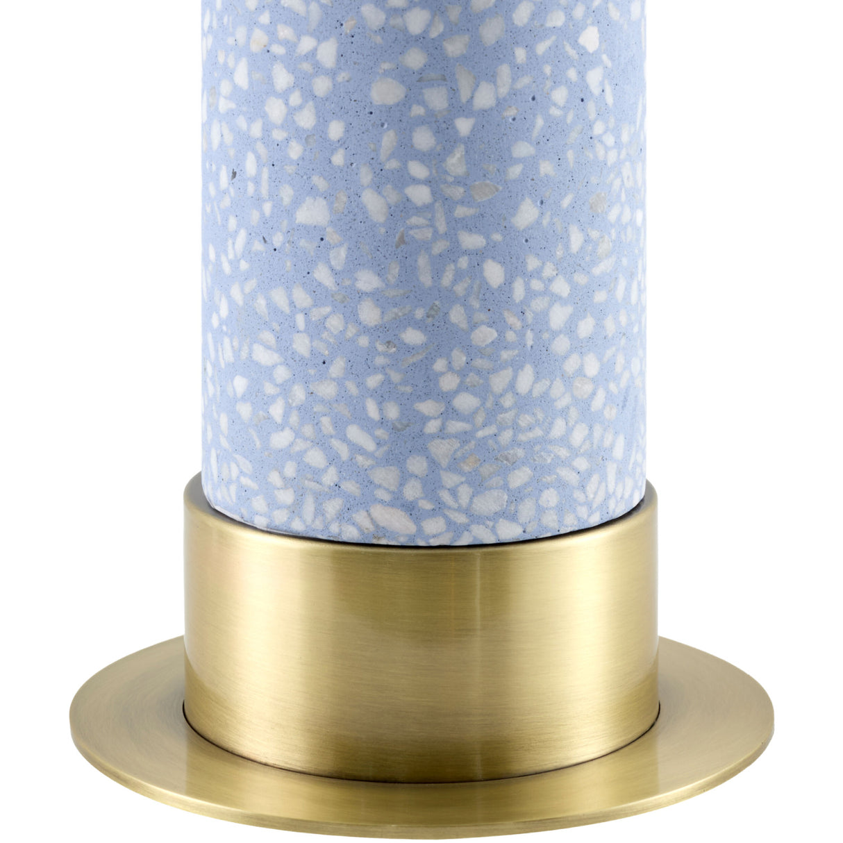 Modern European furniture - Speckled Blue Cement Table Lamp - www.oroa.com