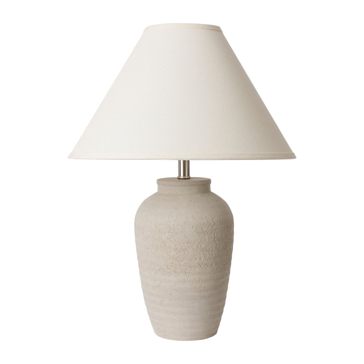 Modern European furniture - Gray Concrete Base Table Lamp - www.oroa.com