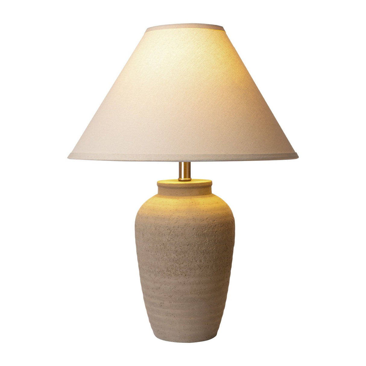 Modern European furniture - Gray Concrete Base Table Lamp - www.oroa.com