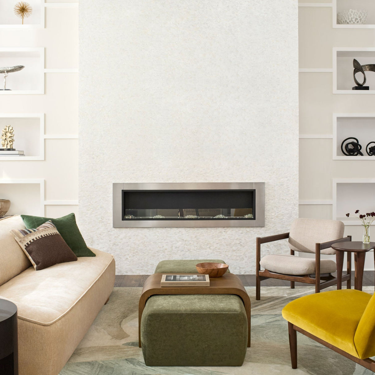 Modern European furniture - Antique Gold Abstract Sculpture - www.oroa.com