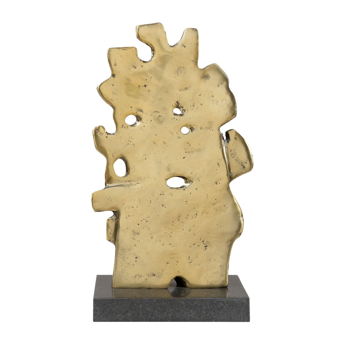 Modern European furniture - Antique Gold Abstract Sculpture - www.oroa.com