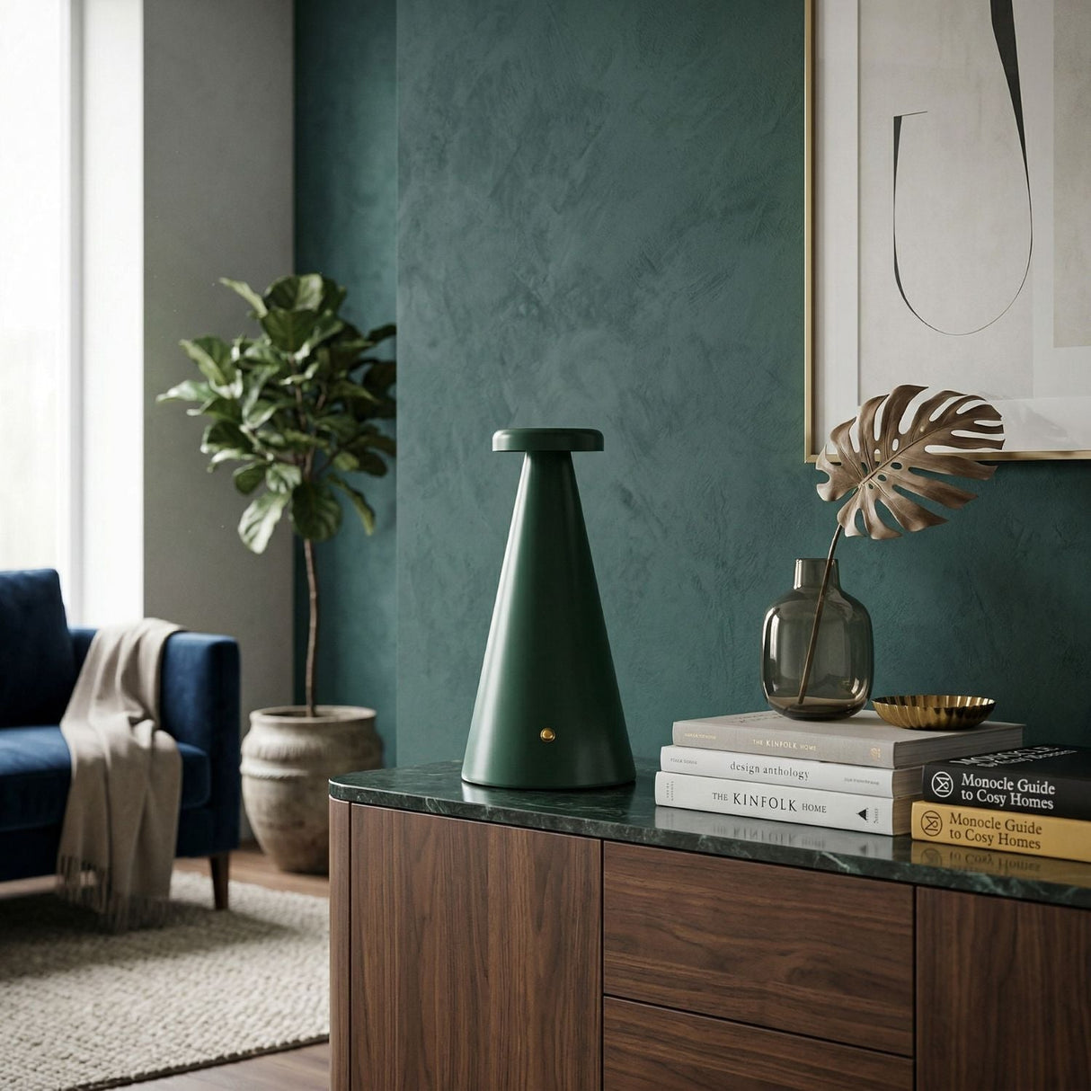 Modern European furniture - Conical Iron Accent Table Lamp - www.oroa.com