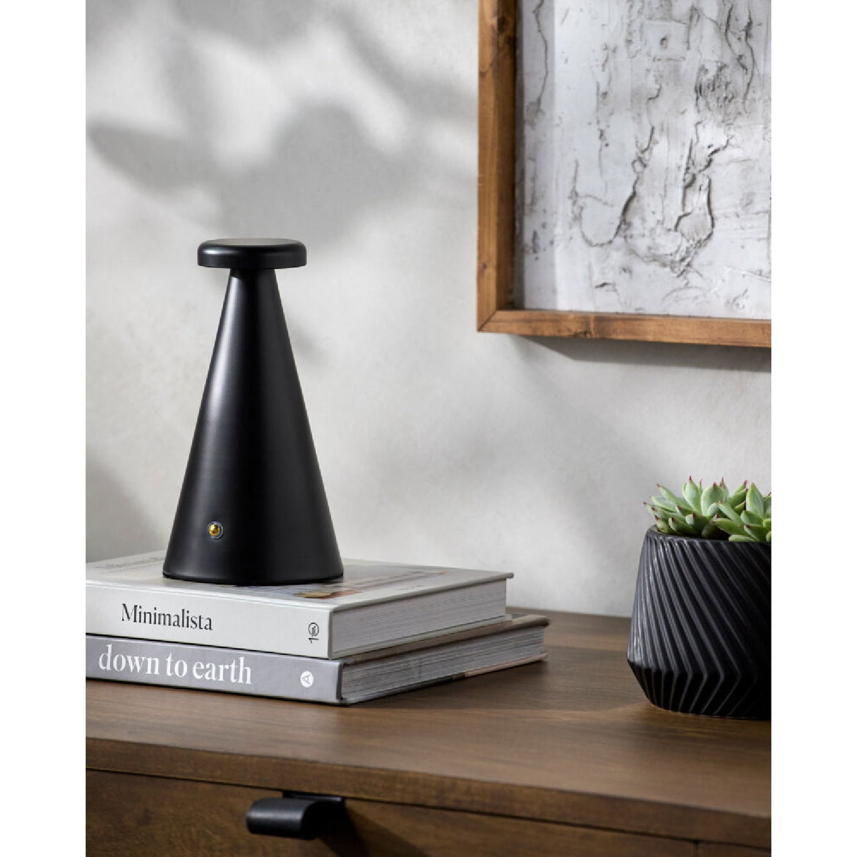 Modern European furniture - Conical Iron Accent Table Lamp - www.oroa.com