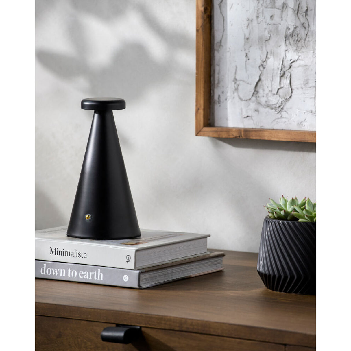 Modern European furniture - Conical Iron Accent Table Lamp - www.oroa.com | Oroa.com