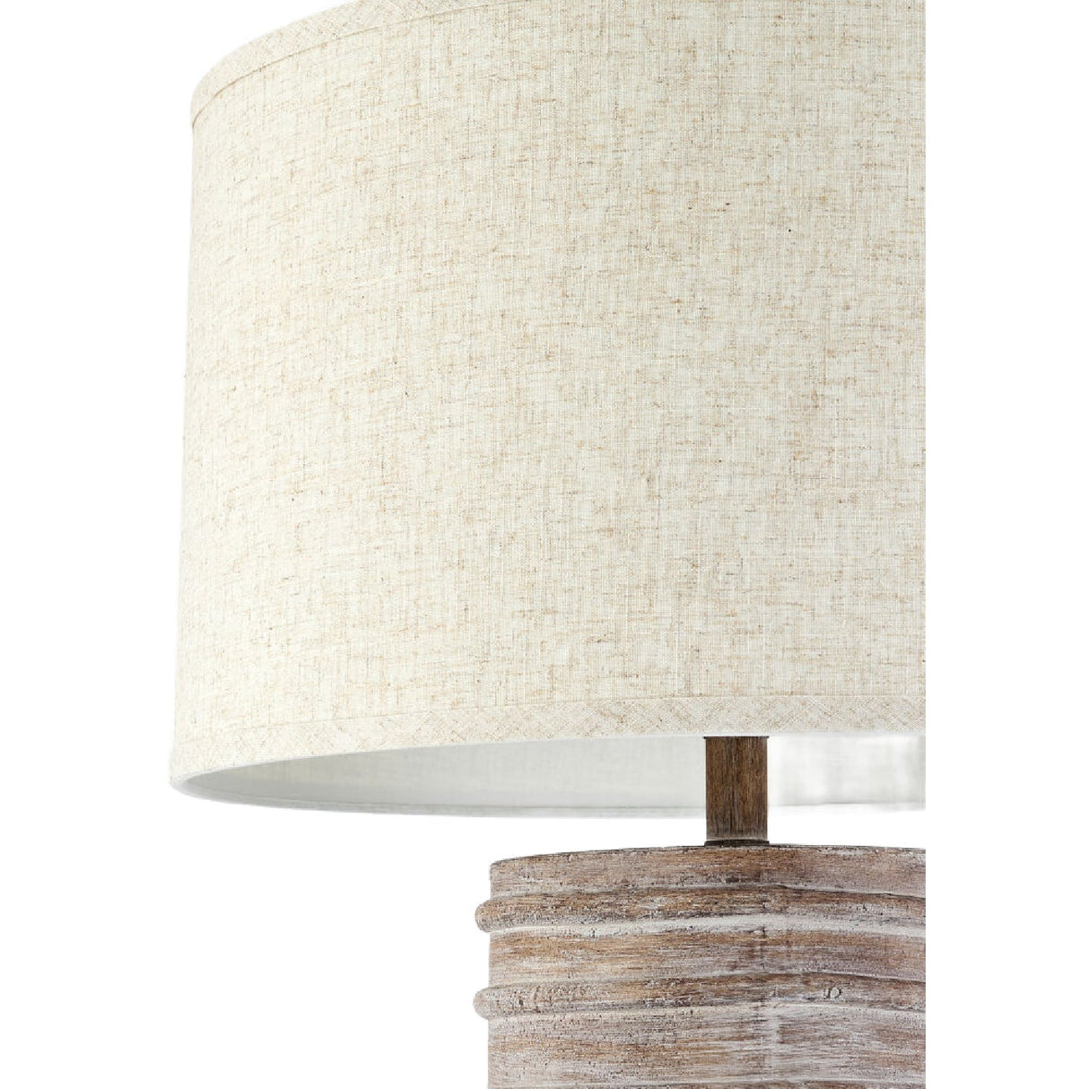 Modern European furniture - Beige Linen Accent Floor Lamp - www.oroa.com