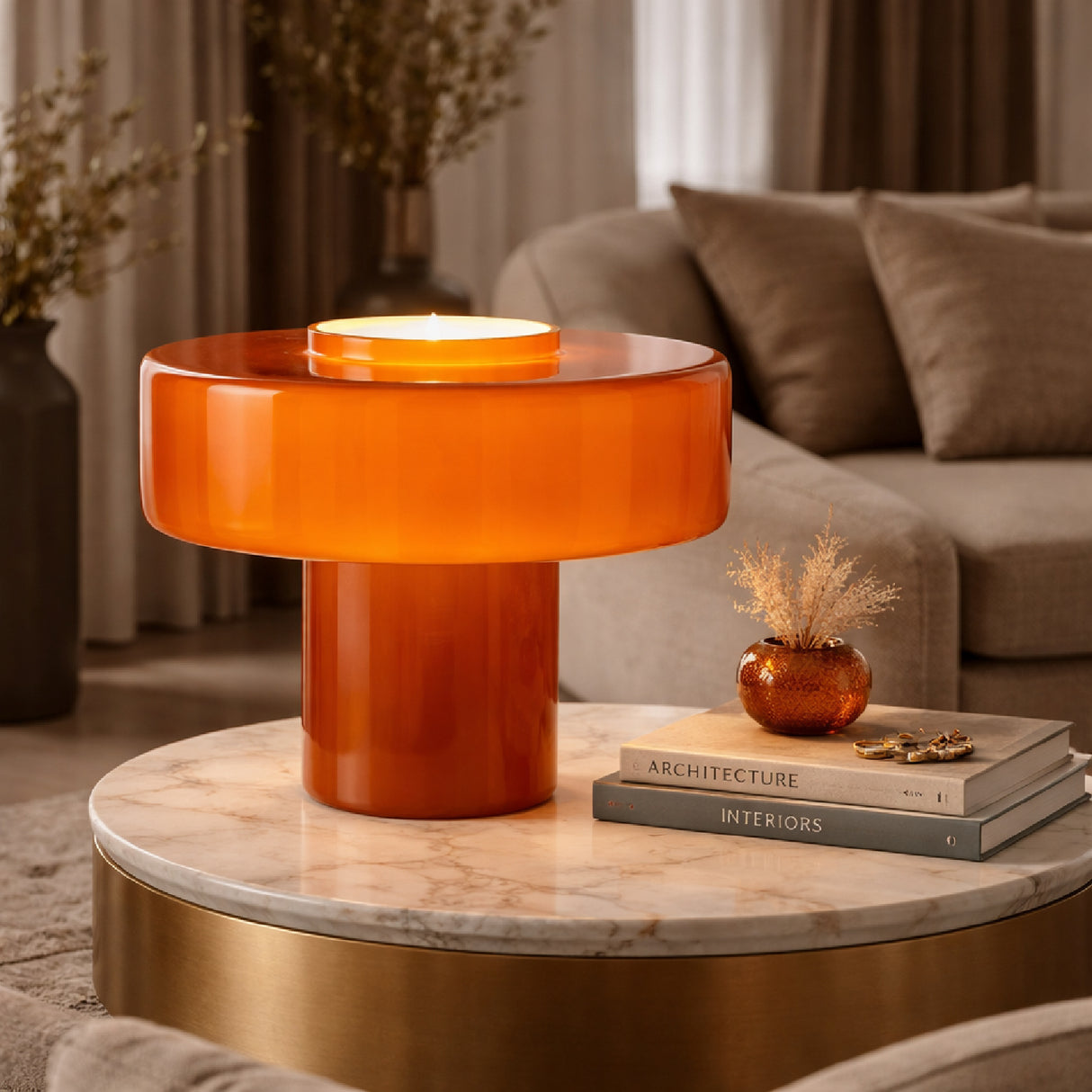Modern European furniture - Modern Minimalist Glass Table Lamp - www.oroa.com