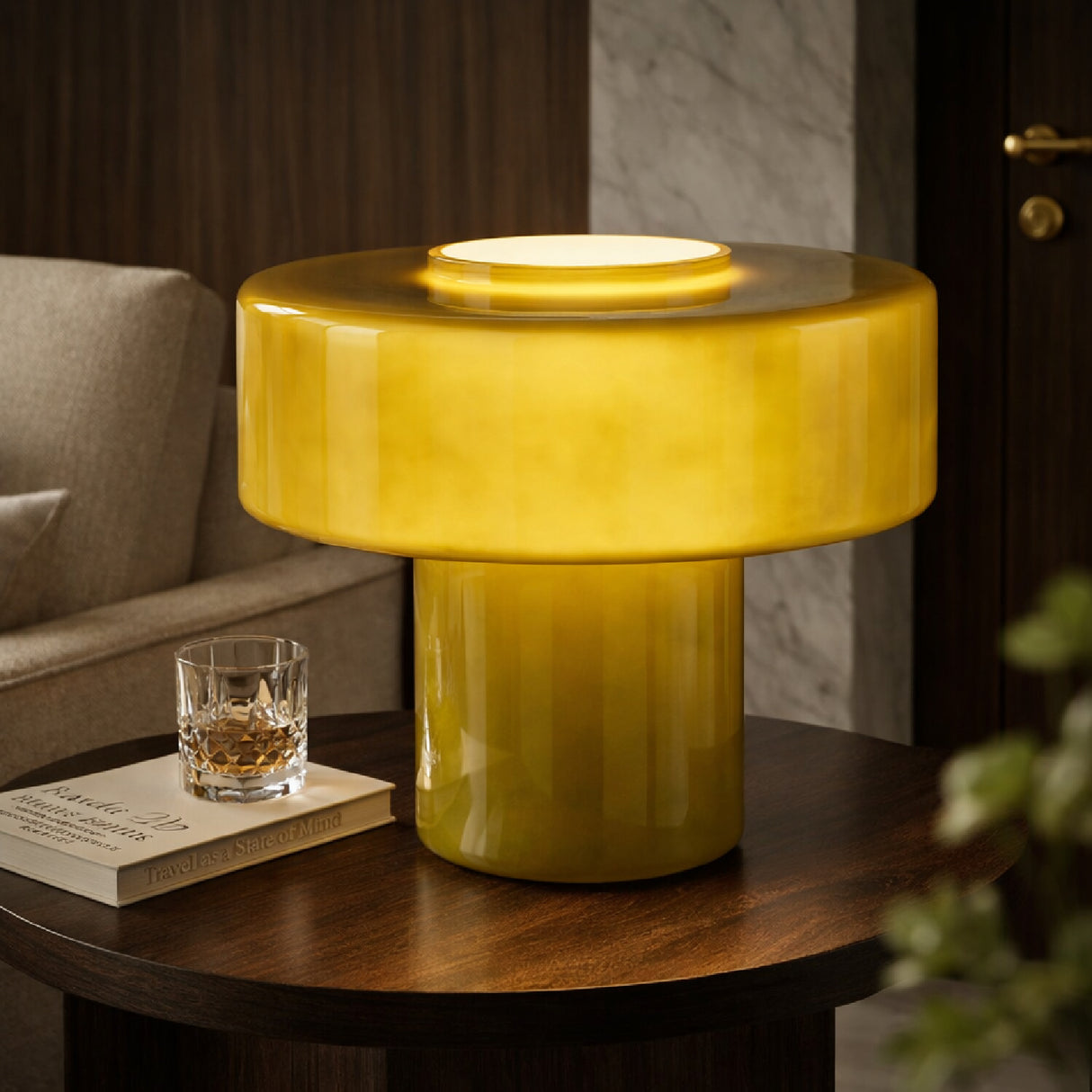 Modern European furniture - Modern Minimalist Glass Table Lamp - www.oroa.com