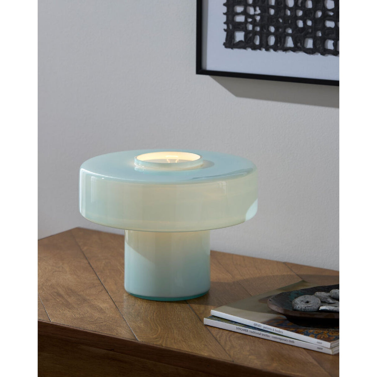 Modern European furniture - Modern Minimalist Glass Table Lamp - www.oroa.com