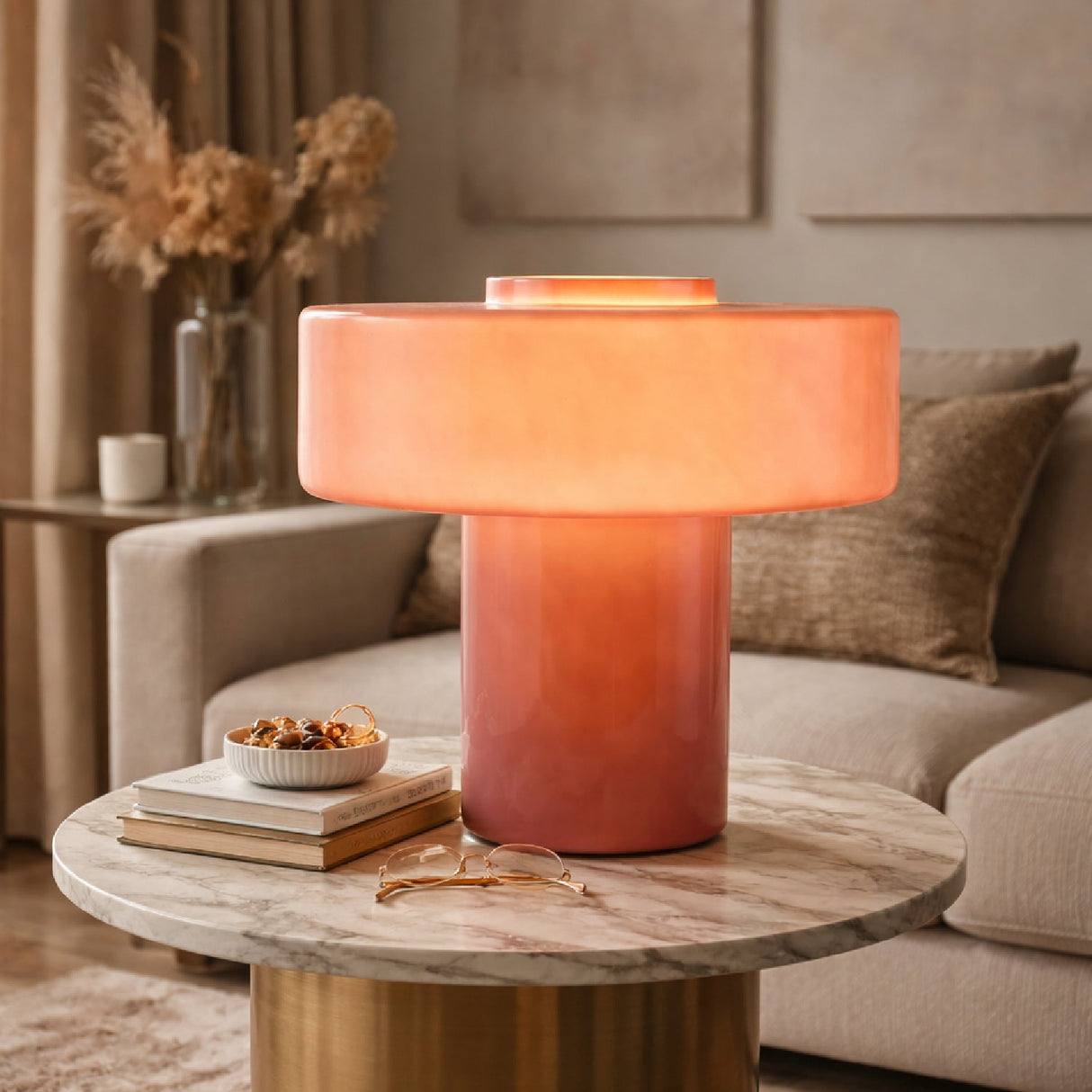 Modern European furniture - Modern Minimalist Glass Table Lamp - www.oroa.com