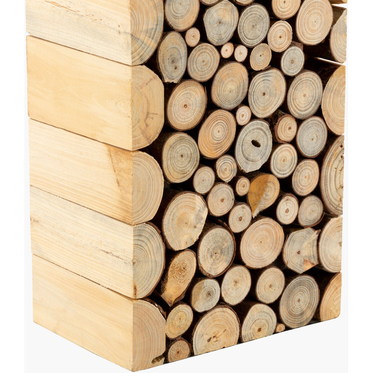 Modern European furniture - Natural Wood Stack Table Lamp - www.oroa.com