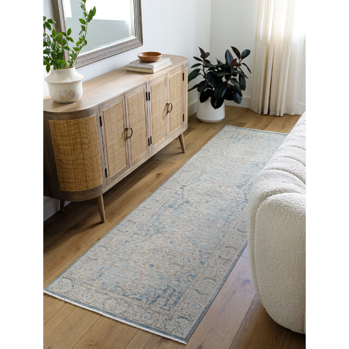 Modern European furniture - Wool Floral Print Table Runner - www.oroa.com