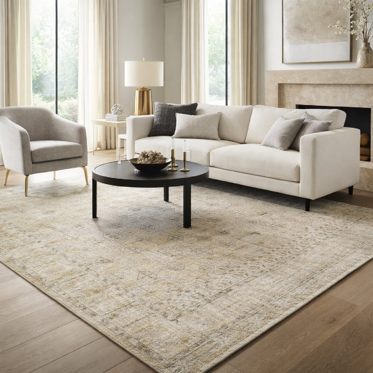 Modern furniture - Persian Style Wool Carpet - www.oroa.com