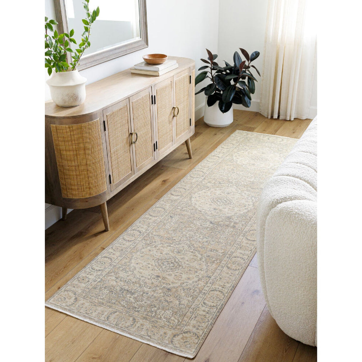 Modern European furniture - Wool Floral Print Table Runner - www.oroa.com