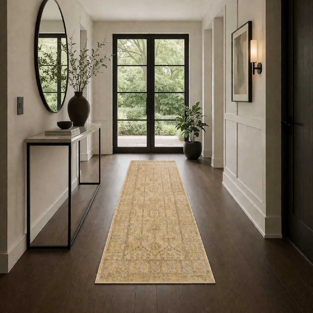 Modern furniture - Persian Style Wool Table Runner - www.oroa.com