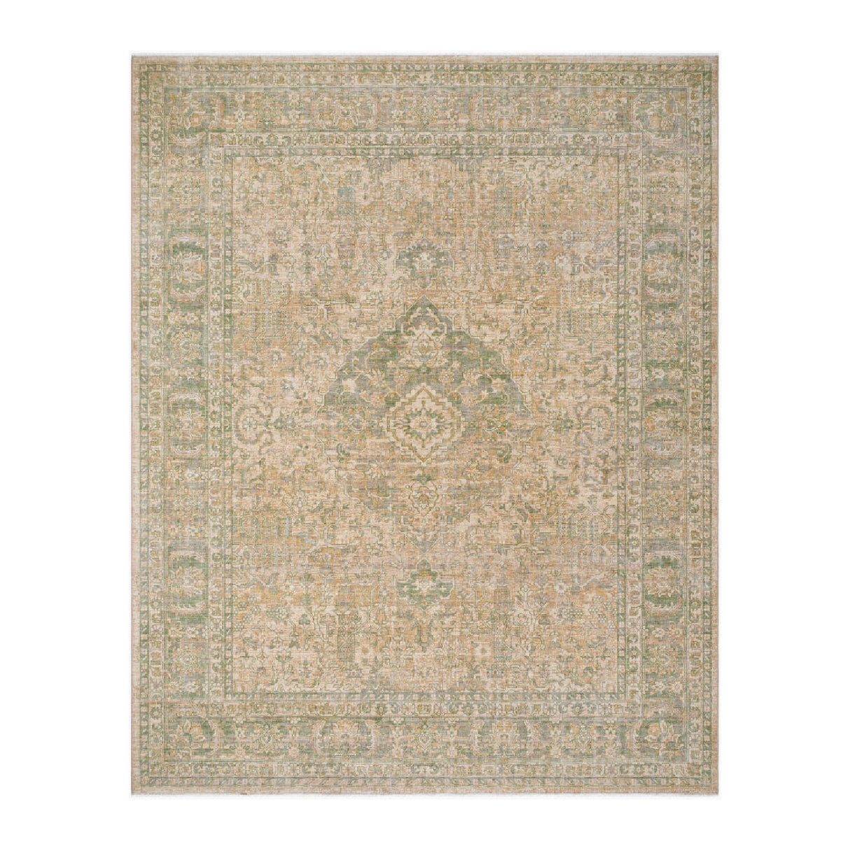 Modern furniture - Wool Floral Print Carpet - www.oroa.com