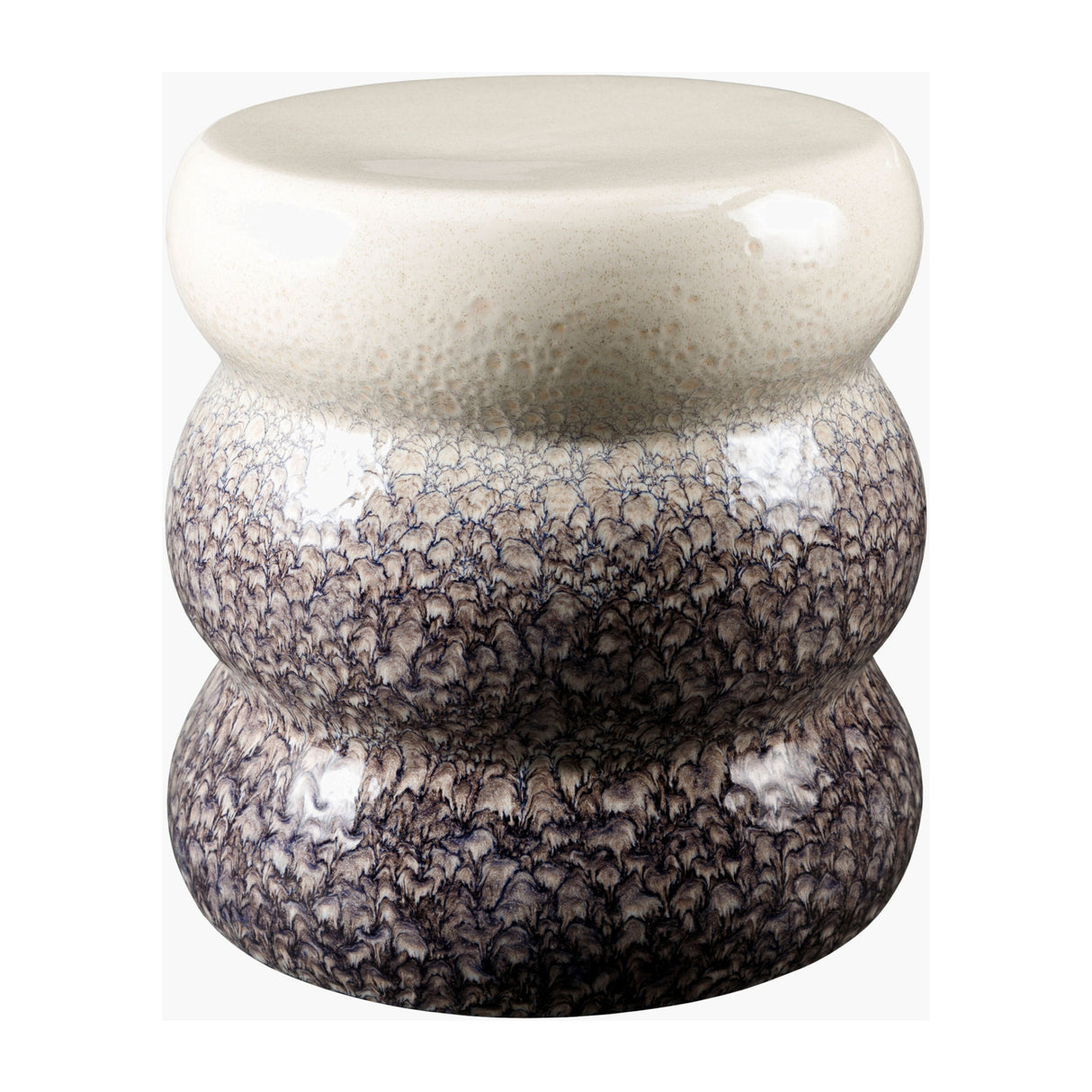 Modern European furniture - Crackle Glazed Ceramic Garden Stool - www.oroa.com