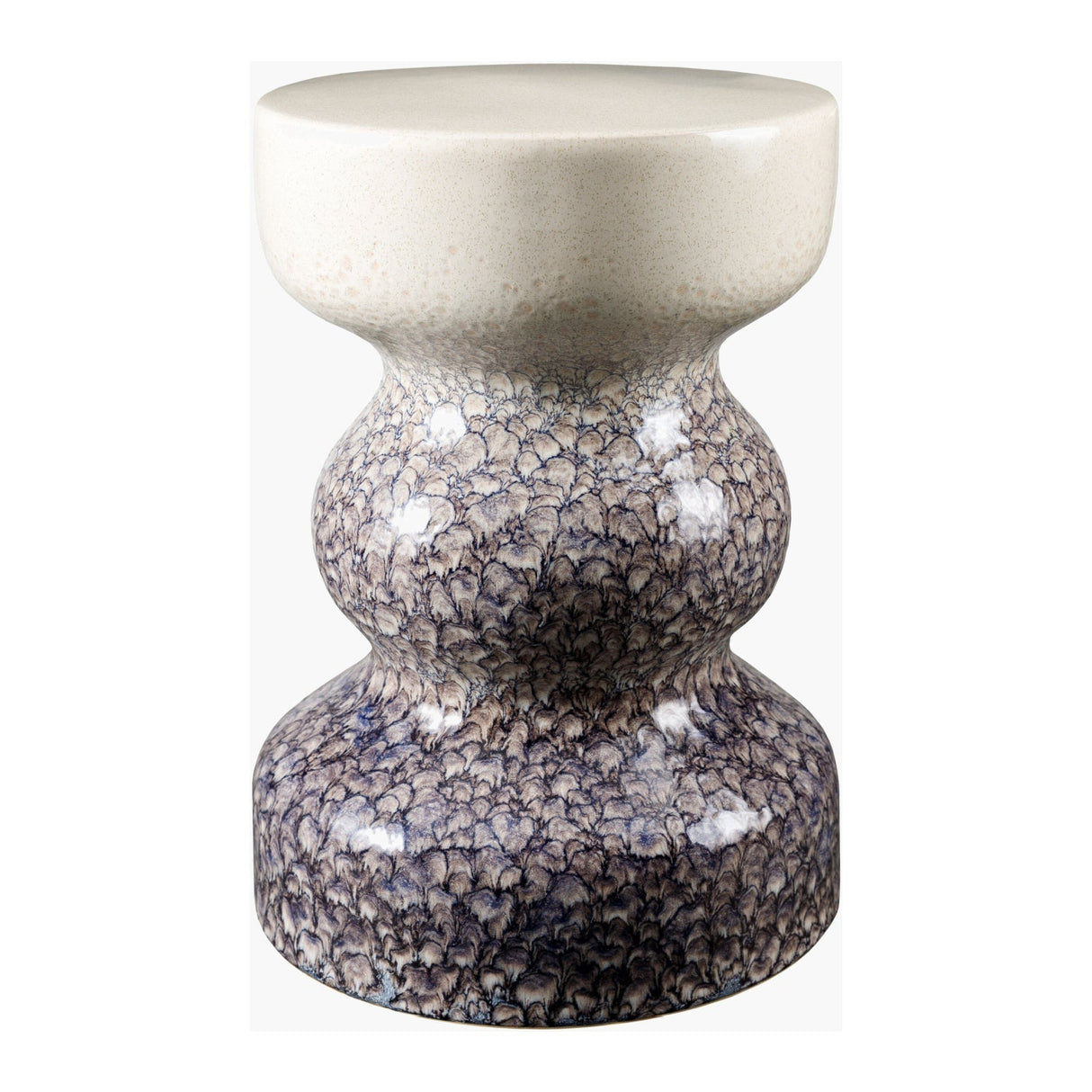 Modern European furniture - Crackled Ceramic Garden Stool - www.oroa.com
