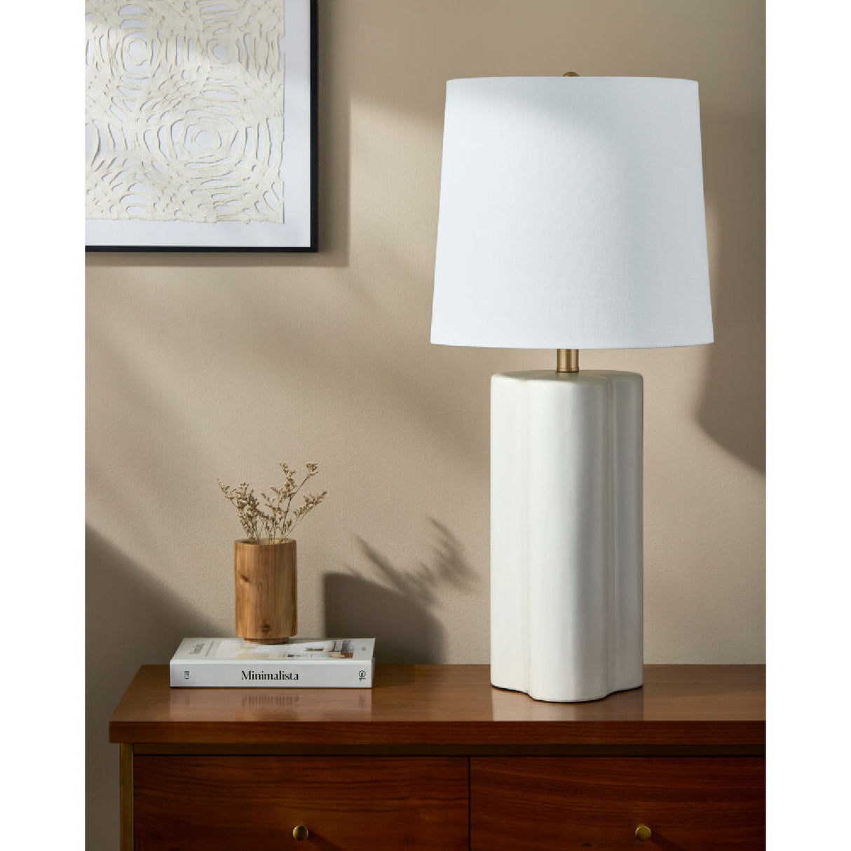 Modern European furniture - High-Gloss Ceramic Table Lamp - www.oroa.com