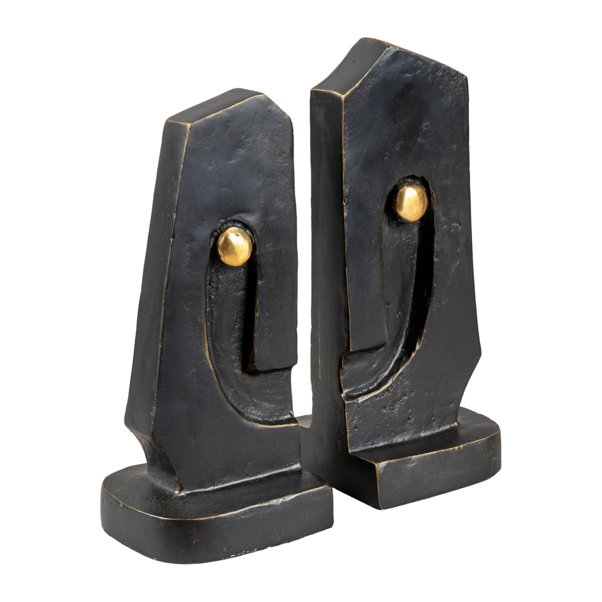 Modern European furniture - Bronze Antiqued Bookend Set (2) - www.oroa.com