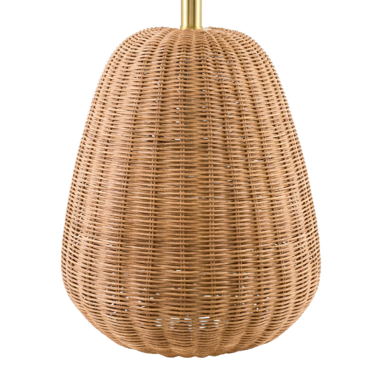 Hand-painted Rattan Linen Table Lamp | Oroa.com