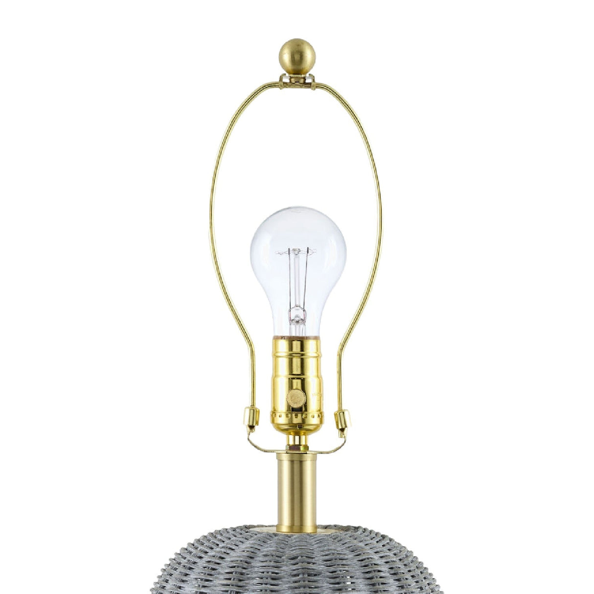 Modern European furniture - Hand-painted Rattan Linen Table Lamp - www.oroa.com