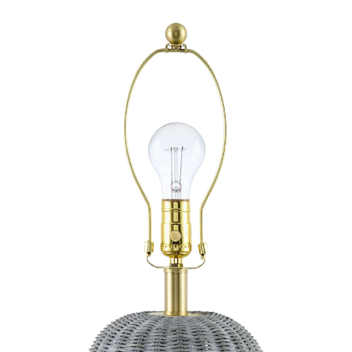 Modern European furniture - Hand-painted Rattan Linen Table Lamp - www.oroa.com