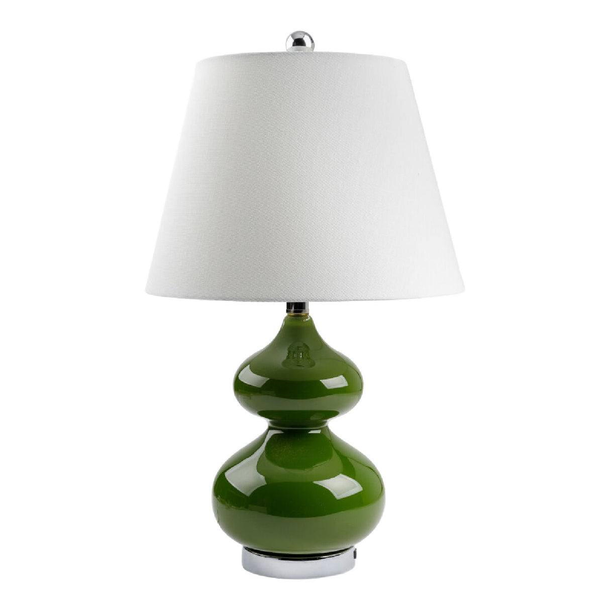 Modern European furniture - Green Glass Accent Table Lamp - www.oroa.com