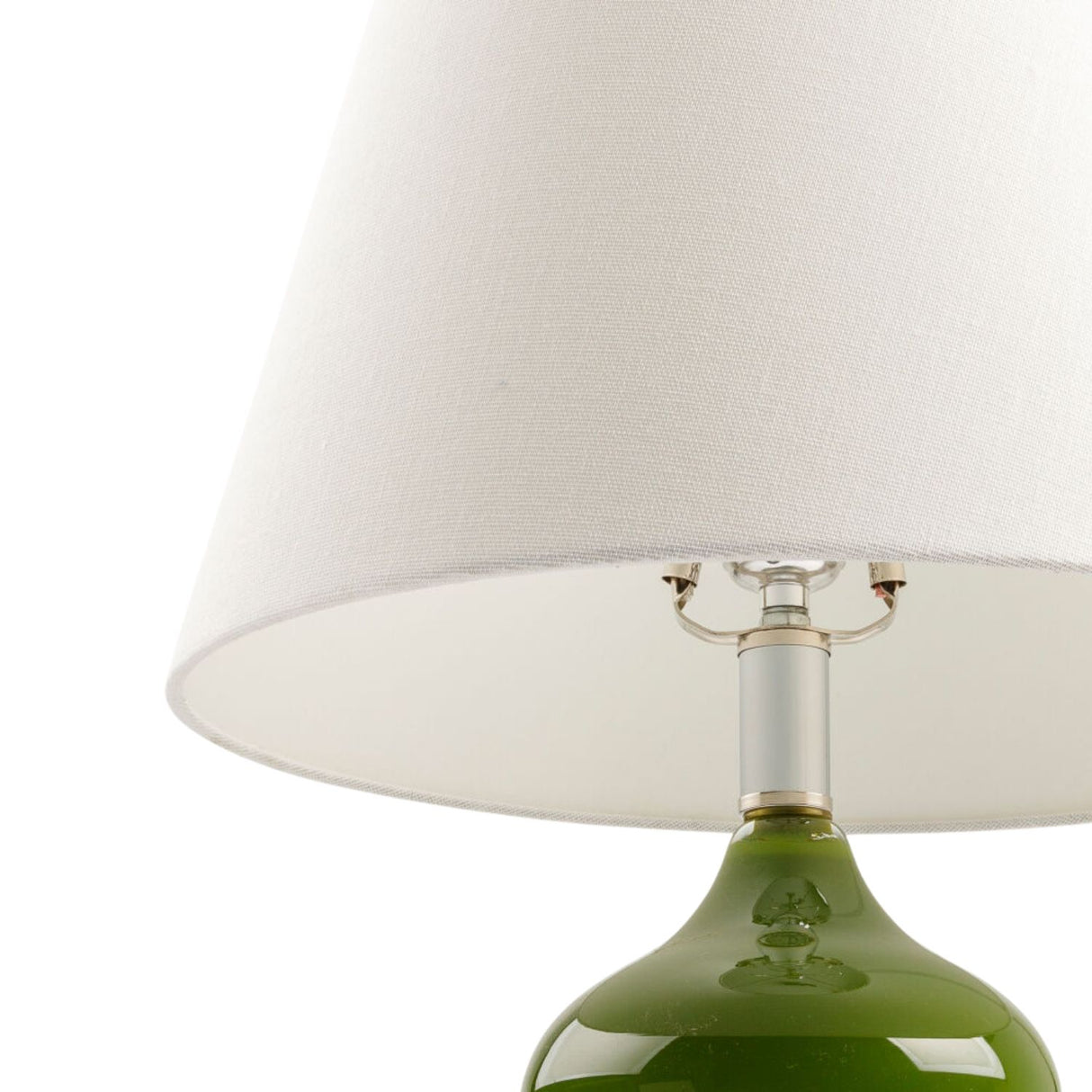Green Glass Accent Table Lamp | Oroa.com