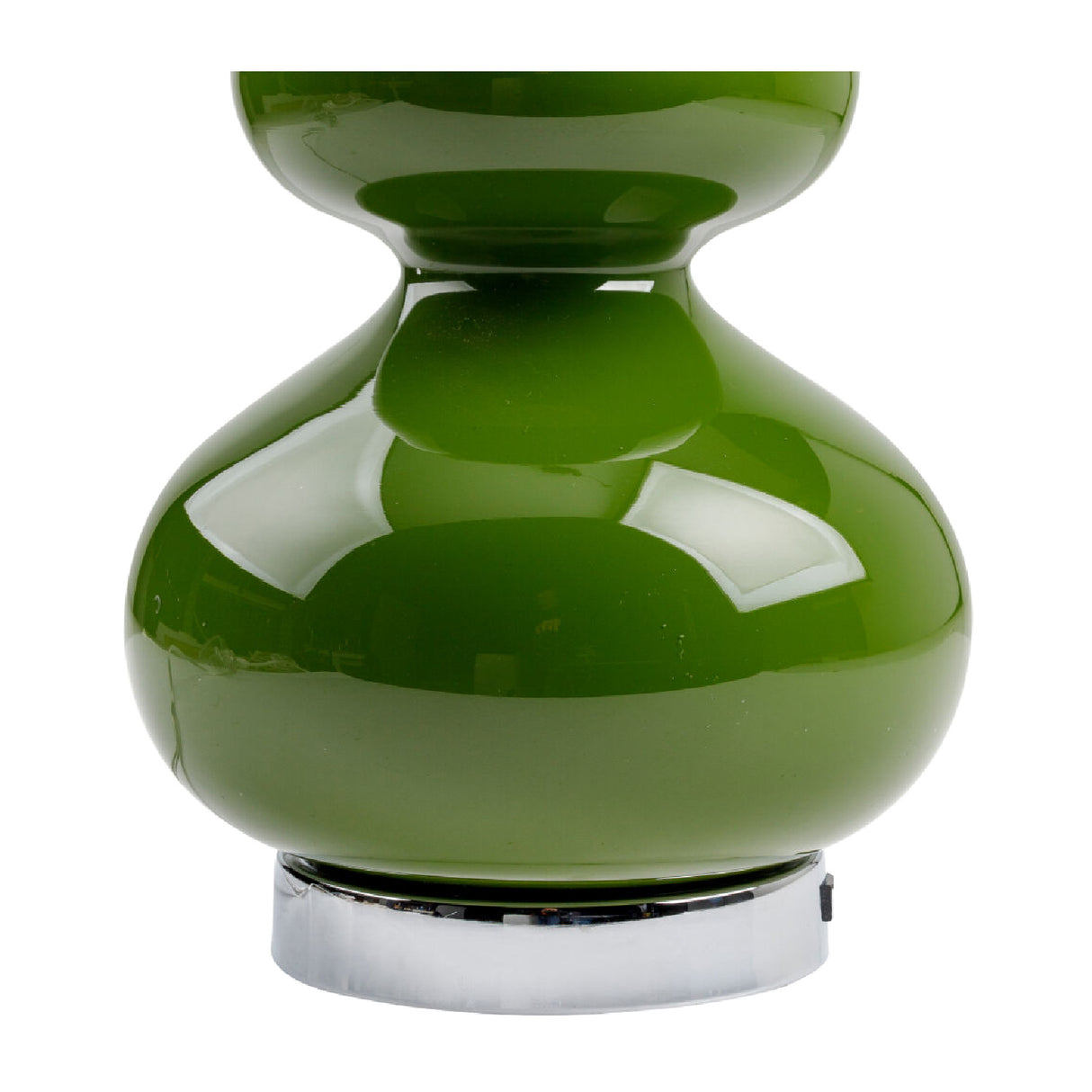 Green Glass Accent Table Lamp | Oroa.com