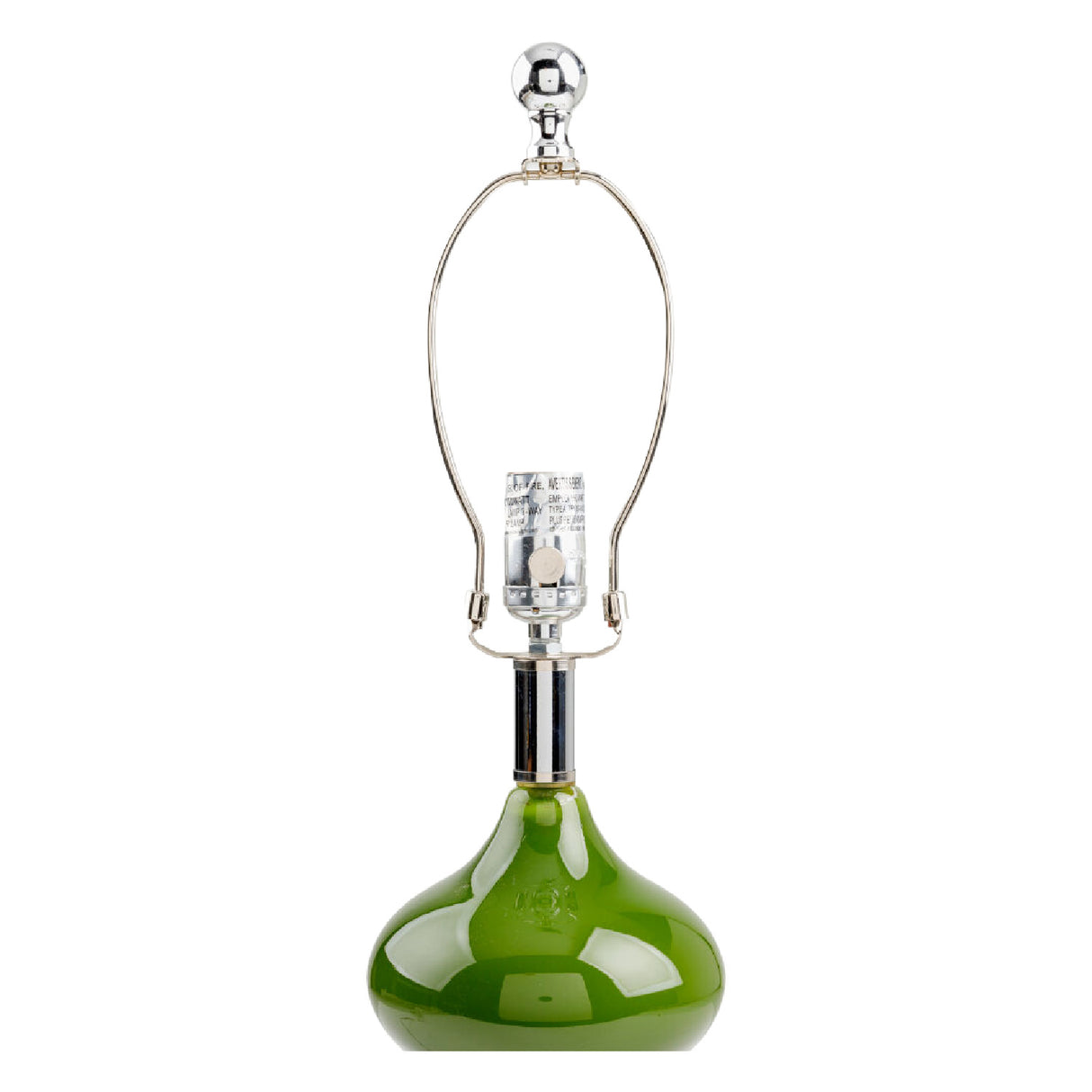 Green Glass Accent Table Lamp | Oroa.com