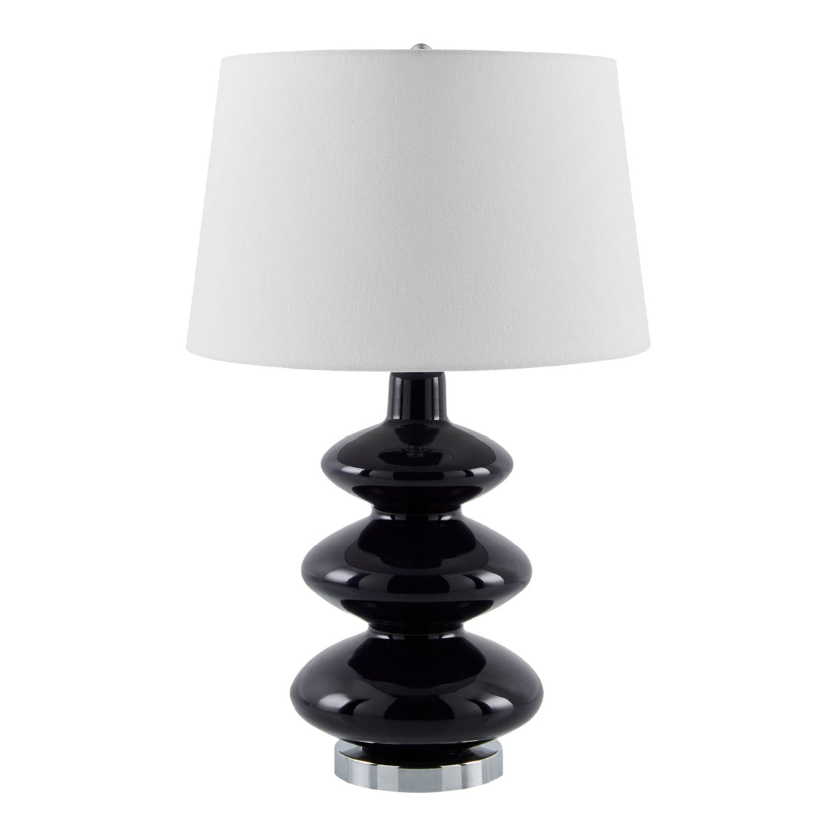 Modern European furniture - Dark Blue Glass Table Lamp - www.oroa.com
