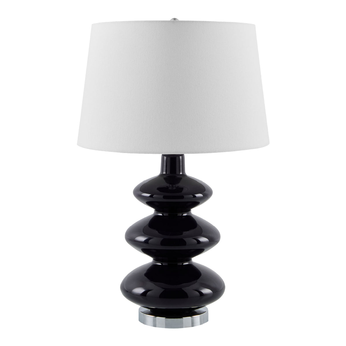 Modern European furniture - Dark Blue Glass Table Lamp - www.oroa.com