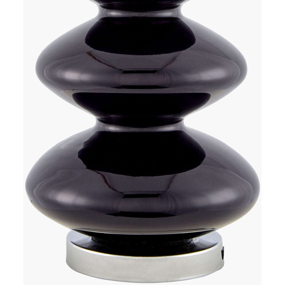 Modern European furniture - Dark Blue Glass Table Lamp - www.oroa.com