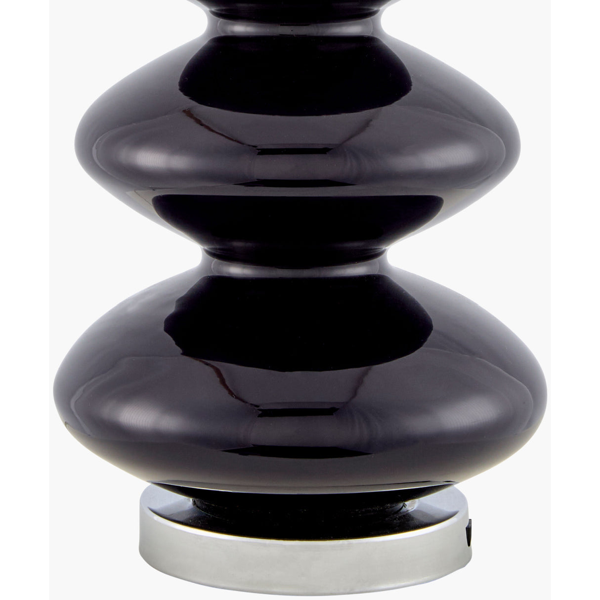 Modern European furniture - Dark Blue Glass Table Lamp - www.oroa.com