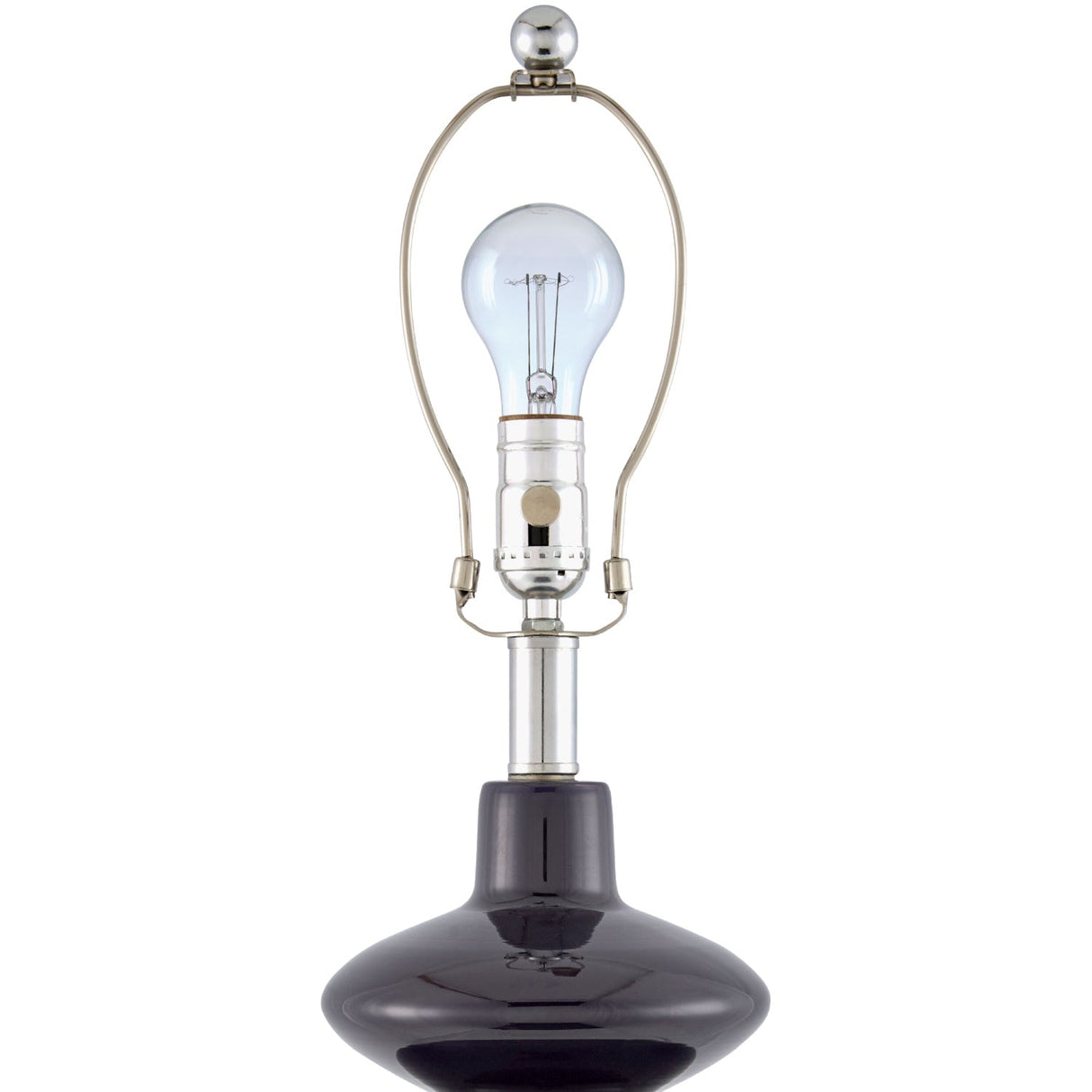 Modern European furniture - Dark Blue Glass Table Lamp - www.oroa.com