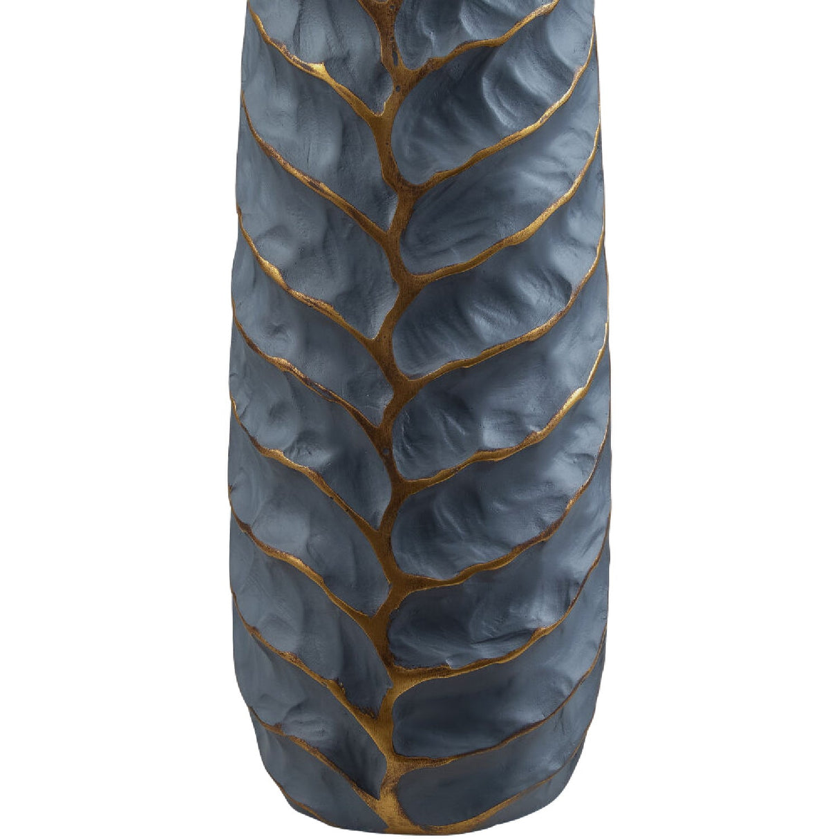 Modern European furniture - Gold Leaf Sculpted Table Lamp - www.oroa.com