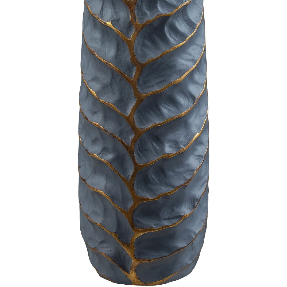 Modern European furniture - Gold Leaf Sculpted Table Lamp - www.oroa.com